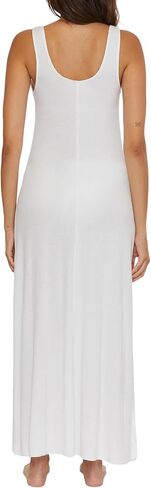 BECCA Women's Standard Mykonos Maxi Dress, Scoop Neck, Beach Cover Ups in Saudi Arabia