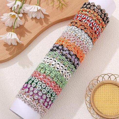 Taouzi 20 Pcs VOTE Bracelets Encourage Voting Bracelets Beaded Initial Bracelets Fashion Popular Letter Bracelets for Women Girls in Saudi Arabia