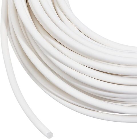 BENECREAT 32.81 Yards PVC Welt Cord Piping, 8mm White Polyester Piping Cord for Crochet, Knitting, Weaving or Trim in Garments, Cushions in Saudi Arabia