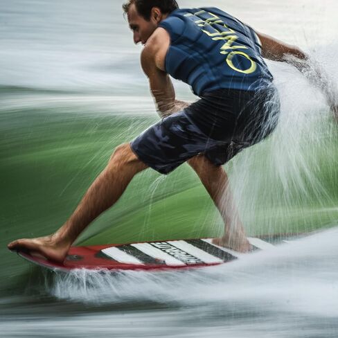 Hyperlite Landlock Wakesurf Board - لوح Wakesurf ذو نمط Longboard المتسامح - مثالي للمبتدئين والراكبين المتوسطين أو لجلسة ركوب الأمواج الأولى - 5 أقدام و9 بوصات in Kuwait