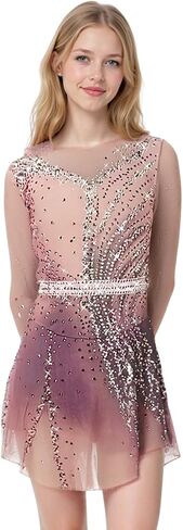 Handmade Ice Figure Skating Dress Women Girls Skate Competition Custumes Performance in Saudi Arabia