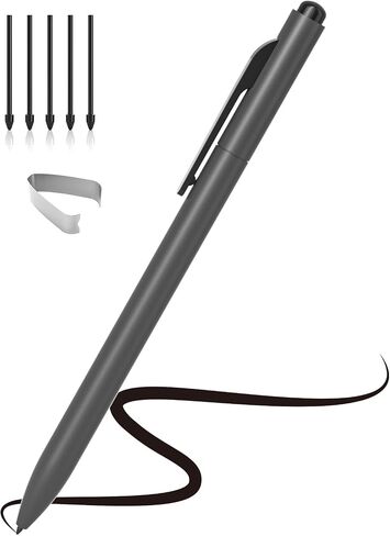 EMR Stylus Compatible with Remarkable 2, Replacement Digital Pen with Eraser, 4096 Pressure Levels, Palm Rejection, Tilt Support, for Remarkable/Samsung/Wacom/Onyx EMR Devices-with 5 Pen Tips in Kuwait