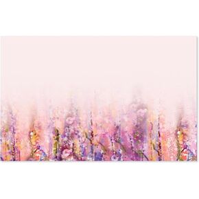 NWP Wisteria Wishes Gloss Enclosure Cards, 3.5 x 2.25 inches, 50 Pack
