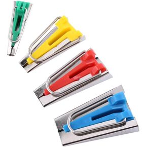 Bias Tape Maker Set Sewing Quilting Tool 6 12 18 25mm 6pcs for DIY Crafts