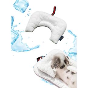 Ice Coolier Bolster, Berry White Edition, Pet Cushion, Pet Stroller Mattress, Dog Cooling Cushion, Pet Home Cushion, Harryspet, Orthopedic Dog Cushion, Ergonomic Dog Cushion (Regular(12"x16"))