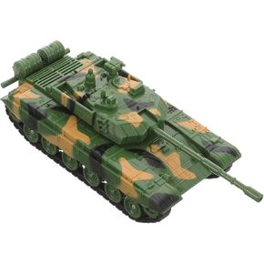 Hemoton Emulation Tank Model for Camouflage Green Rotation Fun Educational Equipment Boys Ages