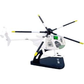 1:100 US Army MH-6 Little Bird Helicopter Model Simulation Aircraft Aviation Aircraft Kits for Collection and Gift