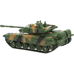 BESTonZON Tank Model for Camouflage Green Lifelike Design for Boys Ages for Play Decoration Collection