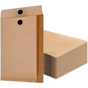 9.4"x 13.2" Expandable Large Kraft Catalogue Envelopes for Home Office Business Storage and Organizing, Photos, Documents，Multiple use (10 PCS)