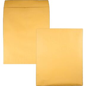 حديقة الجودة ، مظاريف Jumbo Kraft ، Ungummed ، Brown Kraft ، 14x18 ، 25 لكل صندوق (42354)