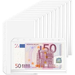 12 PCS A6 BINDER MOICTS ، لا توجد مظاريف نقدية سحابية لـ 6 حلقات منظم مجلد المجلد الموثق واضحًا