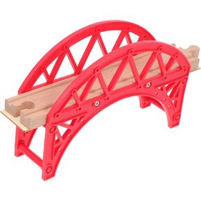 Milisten 1PC Creative Arch Bridge Model Track Track Track Track Plasset Train Train Expressional متوافق مع مسار آخر لتطوير الخيال والإبداع