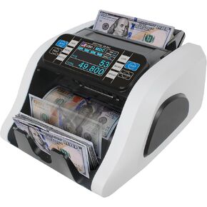 Sentinel SB-901 Mixed Denomination Money Counter | Business Grade Bill Value Counter | Counterfeit Detection | Print Function