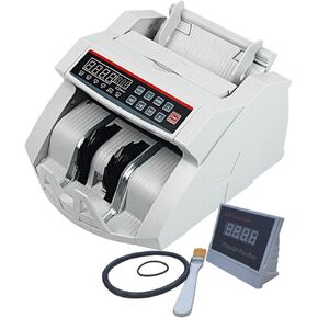 FixtureDisplays® Bill Counter Money Cash BANKNOTE Machine Count Currency W/Counterfeit Detection 18602NEW-NPF