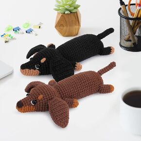 Crochet Kit for Beginners,6 Pcs Crocheting Animal Kits with Step by Step Videos,Yarn for Crocheting,Crochet Hooks,DIY Craft Birthday,Holiday Gift for Women Kids Girls