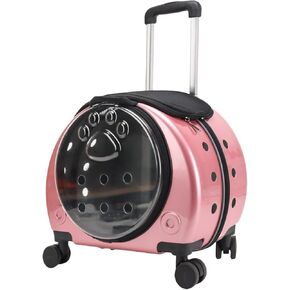Cat and Dog Luggage, 360-degree Panoramic View of Large Space Outdoor Travel Portable Dog and cat Suitcase