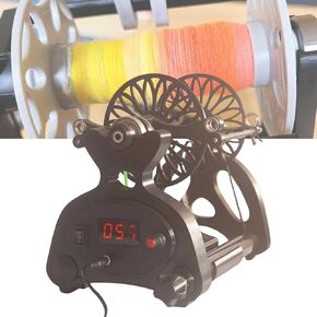 12v Automatic Yarn Winder with Digital Display,Maximum Speed 1800rpm,Suitable for Wool, Silk, Fiber and Other Weaving,Yellow (Pink)