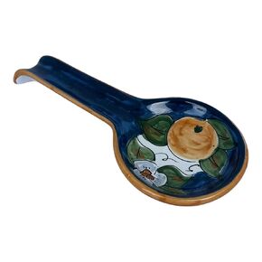 Ceramic Spoon Rest - Italian Large Spoon Rest, Made on the AmalfiCoast, Lemon Spoon Rest, Ceramic Houseware, Made in Italy Pottery, Dishwasher and Microwave Safe