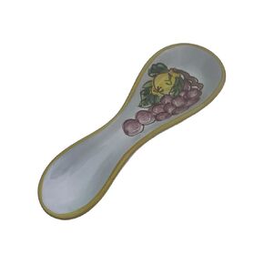Ceramic Spoon Rest - Lemon spoon rest, Pottery from the AmalfiCoast, Lemon Decor, Ceramic Spoon Rest, Pottery from Italy, Made in Italy Pottery, Dishwasher and Microwave Safe