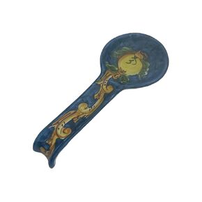Ceramic Spoon Rest - Italian Large Spoon Rest, Made on the AmalfiCoast, Lemon Spoon Rest, Ceramic Houseware, Made in Italy Pottery, Dishwasher and Microwave Safe