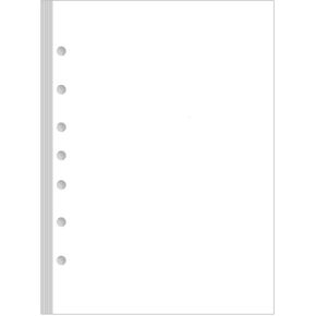 Letter Size Blank Refill Paper, 11-Disc Discbound Blank Paper, 100Sheets / 200Pages TUL Blank Filler Paper, 100gsm White Paper, 8.5'' x 11''