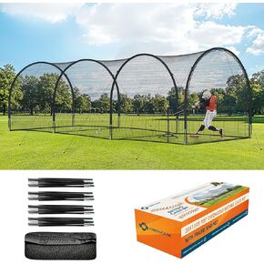 Baseball Batting Cages 20&30ft for Backyard, Baseball Training Equipment Netting, Golf Softball Baseball Nets for Batting with Frame and Net, Hitting and Pitching Practice