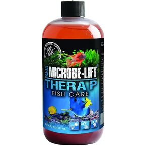 MICROBE-LIFT THERAPH16 TheraP Fish Care Treatment for Freshwater and Saltwater Home Aquariums and Tanks, 16 Ounces