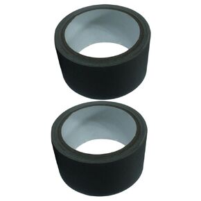 Unomor 2rolls Matte Shading Tape for Photography Oil Water Resistant for Packaging Binding Splicing Insulation Black Adhesive