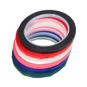 Homoyoyo 6 Rolls Whiteboard Tape Whiteboard Chart Tape Color Adhesive Whiteboard Grid Tape Dry Erase Board Tape Glue Masking Strips Thin Tape for Whiteboard Dry Erase Art Tape The Pet