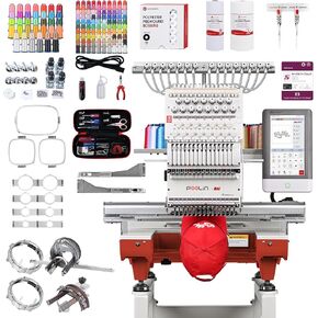 BAi x POOLIN The Mirror Embroidery Machine, 100 Rolls 4000 Yards Polyester threads