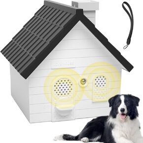 Brennenstuhl Bark Box for Barking Dogs, Dog Bark Deterrent Devices, Anti Bark Device for Dogs, Barking Dog Silencer,45 Ft Barking Dog Silencer,Safe for Dogs and Humans,Indoor and Outdoor Use (Black)