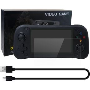 For G28 Open Source Handheld Game Console TV Home Arcade HD Multiple Emulators for PS1 Handheld Gamepad, White