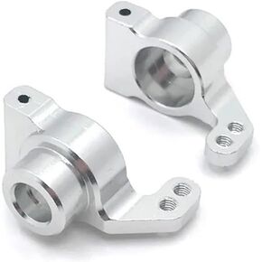 Metal Upgrade Rear Cup Compatible with 1/14 144010 144001 144002 1/12 124016 124017 124018 124019 RC Vehicle Parts(Silver)