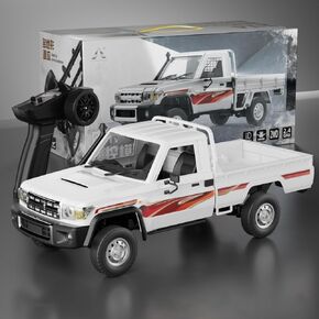 RC Crawler RC Truck 1:14 Scale Off Road Pickup with LED Remote Control 2.4Ghz All Terrain 260 Motor Proportional Throttle Steering RTR Hobby Toy Adult - Receiver Yellow