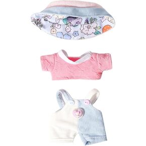 3-Piece 17cm/6.7inch Doll Clothes Set & Outfit Set - Premium Cute Costumes for All 17cm/6.7inch Figures （NO Doll） (3-Piece Set of Black Leisure Suit)