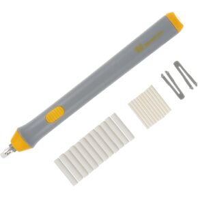 ARTIBETTER 1Set Electric Pencil Eraser Auto Rotate Eraser for Sketching and Art Students Battery Design Lightweight and Portable for Modifying Drawings and Highlight Sketching