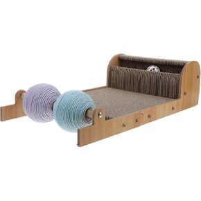 Cat Scratcher Bed Stylish and Durable Corrugated Cat Scratch Sofa for Playtime and Relaxation Couch Scratcher for Indoor Cats Unique Lounge Design