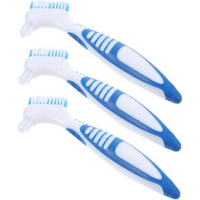 Bestonzon 3pcs فرشاة تنظيف قذيفة السلحفاة دائمة مزدوجة من الوجهين لرعاية السلحفاة الشاملة لإزالة السلاحف المائية للسلاحف المائية