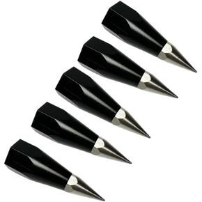 5PCS Survey Range Rod Prism Pole Point Tip With 5/8 Internal Thread GPS RTK Centering Surveying Accessories Carbon Tube Point