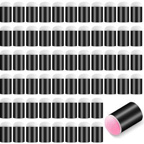 60 Pieces Finger Sponge Daubers,Finger Daubers for Crafting,Face Painting Sponges,Arts and Craft Painting Projects Daubers for Stamping, Drawing, Ink, Card Making