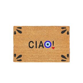 Ciao! Evil Eye Doormat Designed by Amida by Zaa (Doormat) (24x36 Inches)