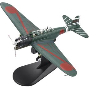Alloy WWII Japanese Navy Type 97 B5N2 Kate Carrier Torpedo Bomber Model Aircraft Model 1:72 Model Simulation Science Exhibition Model