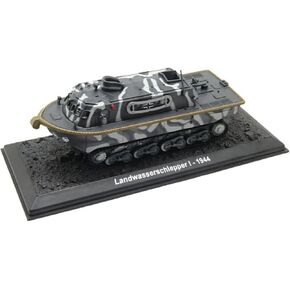 1:72 Scale Alloy WWII German Army Landwasserschlepper Tank Model Simulation Tank Model for Collection
