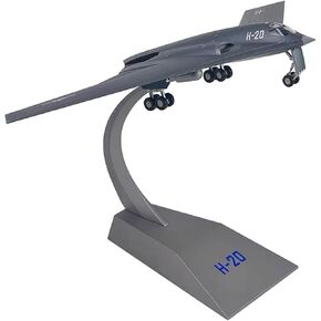 DAGIJIRD Simulation Alloy Aircraft Model 1:160 Alloy China H-20 Strategic Stealth Bombers Fighter Model