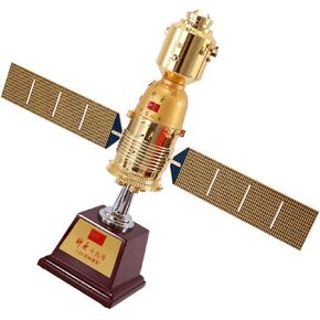 1:50 سبيكة الصين Shenzhou 19 مركبة فضائية نموذج الطيران النموذجية لجمع وهدية