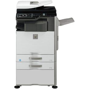 Sharp MX-3116N Color Copier Printer Scanner All-in-One MFP - A3 11x17, 31ppm, Copy, Print, Scan, Network, Duplex, 2 Trays and Cabinet (Renewed)