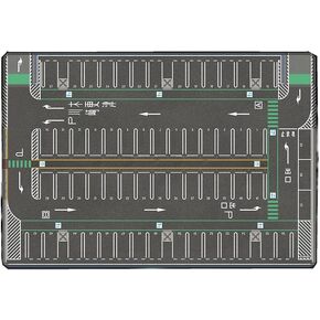 ZEZEFUFU 80 * 55cm 1/64 Model Car Parking Lot Mat Vehicle Scene Display Large Garage Toy Mouse Pad Accessory