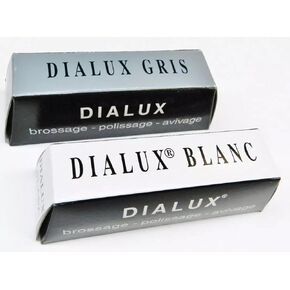 Dialux White and Gray Polishing Compound Jewelers Rouge Silver Polish Metal Finish