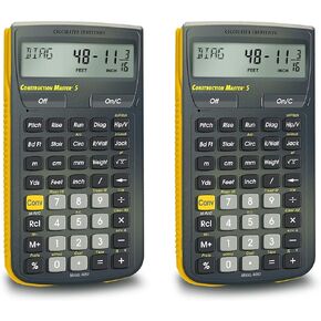 Calculated Industries 4050 Construction Master 5 Construction Calculator Pack of 2
