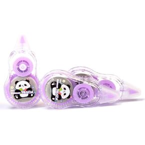 Gourd-Shaped Correction Tape – Cute and Portable Whiteout Tape for School, Office and Home(3PCS,12M/39" x 0.2", Purple)